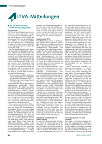 Dokument ITVA-Mitteilungen