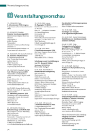 Dokument Veranstaltungsvorschau