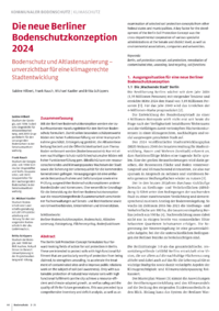 Dokument Die neue Berliner Bodenschutzkonzeption 2024