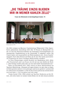 Dokument „Die Träume einzig blieben mir in meiner kahlen Zelle“