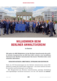 Dokument Willkommen beim Berliner Anwaltsverein!
