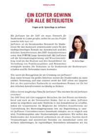 Dokument Ein echter Gewinn für alle Beteiligten