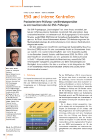 Dokument ESG und interne Kontrollen