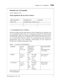 Dokument Ethandiol und 1,2-Propandiol