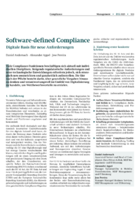 Dokument Software-defined Compliance