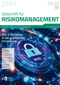 Dokument Zeitschrift für Risikomanagement (ZfRM) Ausgabe 03 2025