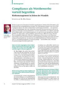 Dokument Compliance als Wettbewerbsvorteil begreifen