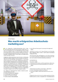 Dokument Was macht erfolgreiches Arbeitsschutzmarketing aus?
