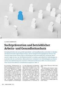 Dokument Suchtprävention und betrieblicher Arbeits- und Gesundheitsschutz