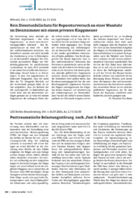 Dokument Aktuelle Rechtsprechung