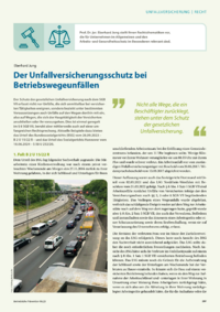 Dokument Der Unfallversicherungsschutz bei Betriebswegeunfällen