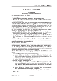 Dokument § 11 Anh. 2: § 353b StGB Verletzung des Dienstgeheimnisses