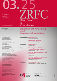 Dokument Risk, Fraud & Compliance Ausgabe 03 2025