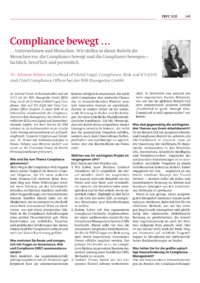 Dokument Compliance bewegt …