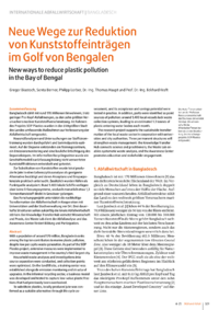 Dokument Neue Wege zur Reduktion von Kunststoffeinträgen im Golf von Bengalen