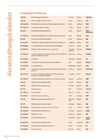 Dokument Veranstaltungskalender