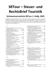 Dokument Stichwortverzeichnis SRTour 1. Halbj. 2025