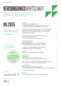 Dokument Zeitschrift Versorgungswirtschaft (VW) Ausgabe 06 2025