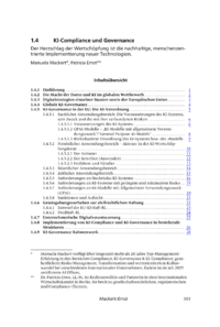 Dokument KI-Compliance und Governance