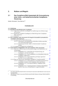 Dokument Das Compliance Risk Assessment als Voraussetzung einer risiko- und bedarfsorientierten Compliance-Steuerung