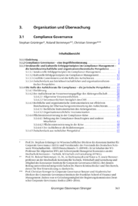 Dokument Compliance Governance