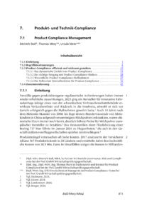 Dokument Product Compliance Management