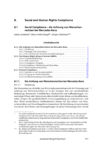 Dokument Social Compliance – die Achtung von Menschenrechten bei Mercedes-Benz