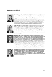 Dokument Autorenverzeichnis