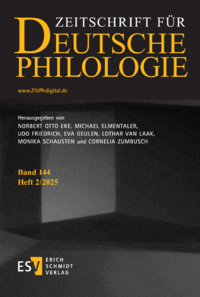 Dokument Zeitschrift für deutsche Philologie Ausgabe 02 2025