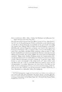 Dokument Robert Stockhammer: Welt – Erde – Globus. Zur Philologie der Erdliteratur