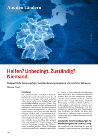 Dokument Helfen? Unbedingt. Zuständig? Niemand.