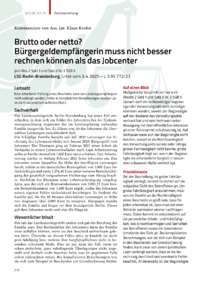 Dokument Brutto oder netto?