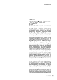 Dokument Reich/Masuch: Beamtenstatusgesetz – Kommentar