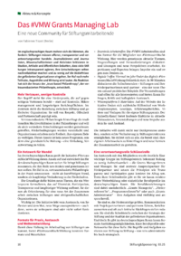 Dokument Das #VMW Grants Managing Lab