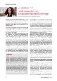 Dokument „Mich interessiert das, was zwischen den Sektoren liegt“