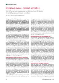Dokument Mission driven – market sensitive