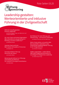 Dokument Leadership gestalten: Werteorientierte und inklusive Führung in der Zivilgesellschaft