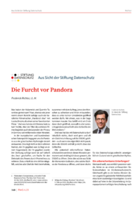 Dokument Die Furcht vor Pandora
