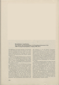 Dokument Desselmann/Landmann: Zur Arbeit mit Stummfilmen im Fremdsprachenunterricht. VEB Verlag Enzyklopädie, Leipzig 1976, 62 S.