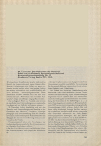Dokument W. Trenschel: Das Phänomen der Nasalität. Schriften zur Phonetik, Sprachwissenschaft und Kommunikationsforschung. Nr. 17. Akademie-Verlag, Berlin 1977, 193 S.