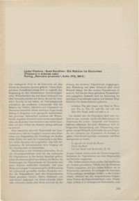 Dokument Ljuba Vladova/Asen Kardžiev: Die Rektion im Deutschen. Verlag „Narodna prosveta“, Sofia 1976, 204 S.