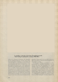 Dokument G. Helbig/J. Buscha: Deutsche &Uuml;bungsgrammatik. VEB Verlag Enzyklop&auml;die, Leipzig 1976, 390 S.