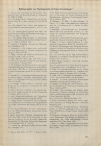 Dokument Bibliographie zur Textlinguistik (2. Folge, Fortsetzung)