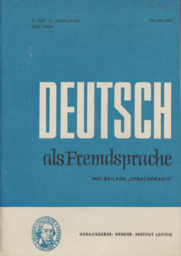 Dokument Deutsch als Fremdsprache Ausgabe 03 1978