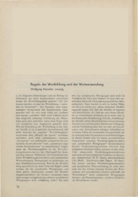 Dokument Regeln der Wortbildung und der Wortverwendung