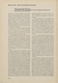 Dokument Wissenschaftliche Konferenz zu Problemen des Lehrbuchs für den Fremdsprachenunterricht Sofia vom 1. bis 3. Juni 1977