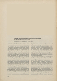 Dokument E. Lang: Semantik der koordinativen Verknüpfung. Als: Studia Grammatica XIV. Akademie-Verlag, Berlin 1977, 320 S.