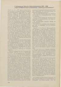 Dokument 3. Fachtagung der Bilateralen Germanistenkommission DDR &ndash; ČSSR &bdquo;Fragen der Effektivierung der sprachpraktischen Ausbildung von Deutschlehrern&ldquo;