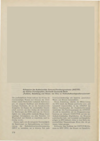 Dokument Kolloquium des Audiovisuellen Zentrums/Forschungszentrums (AVZ/FZF) der Sektion Fremdsprachen, Humboldt-Universität Berlin 