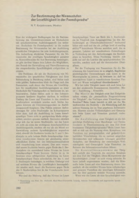 Dokument Zur Bestimmung der Niveaustufen der Lesef&auml;higkeit in der Fremdsprache